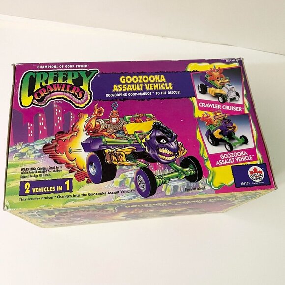 Vtg 1994 Creepy Crawlers Goozooka Assault Vehicle 2 Vehicles in 1 TOYMAX - Picture 10 of 11